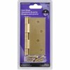 Hillman 4 in Residential Door Hinge with Square Corners Satin Brass 851958